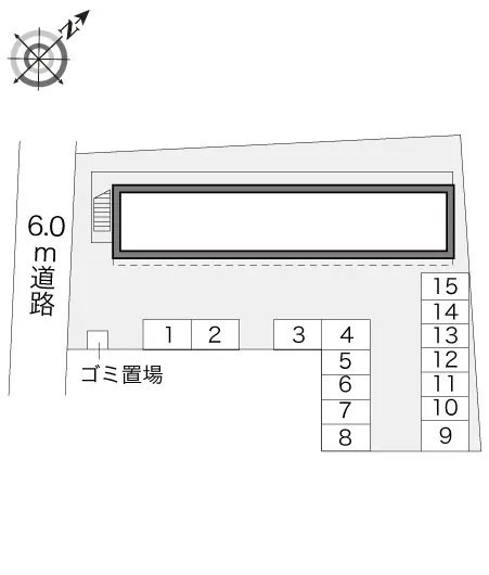 ★手数料０円★邑楽郡大泉町坂田４丁目　月極駐車場（LP）